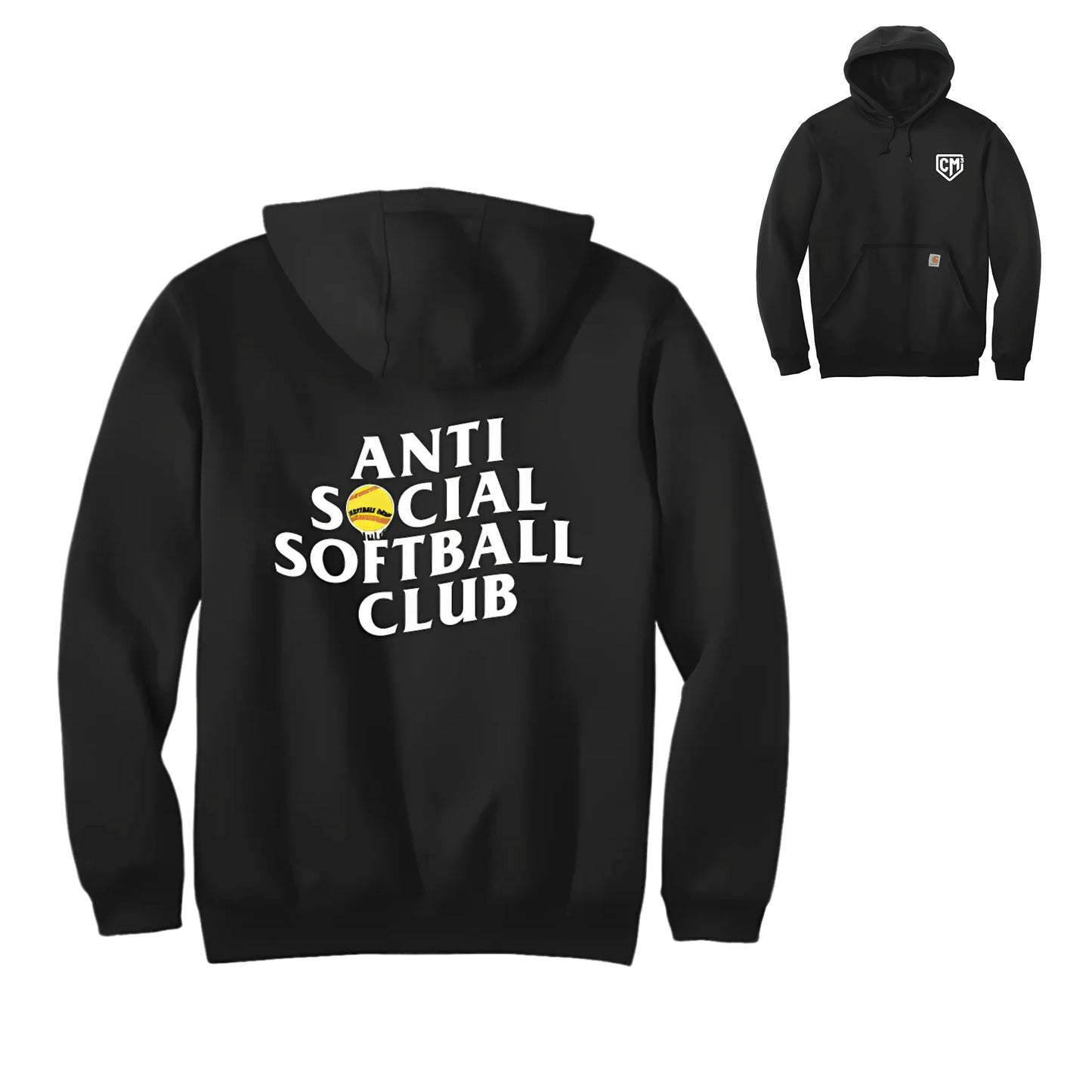 ANTI SOCIAL SOFTBALL CLUB HOODIE